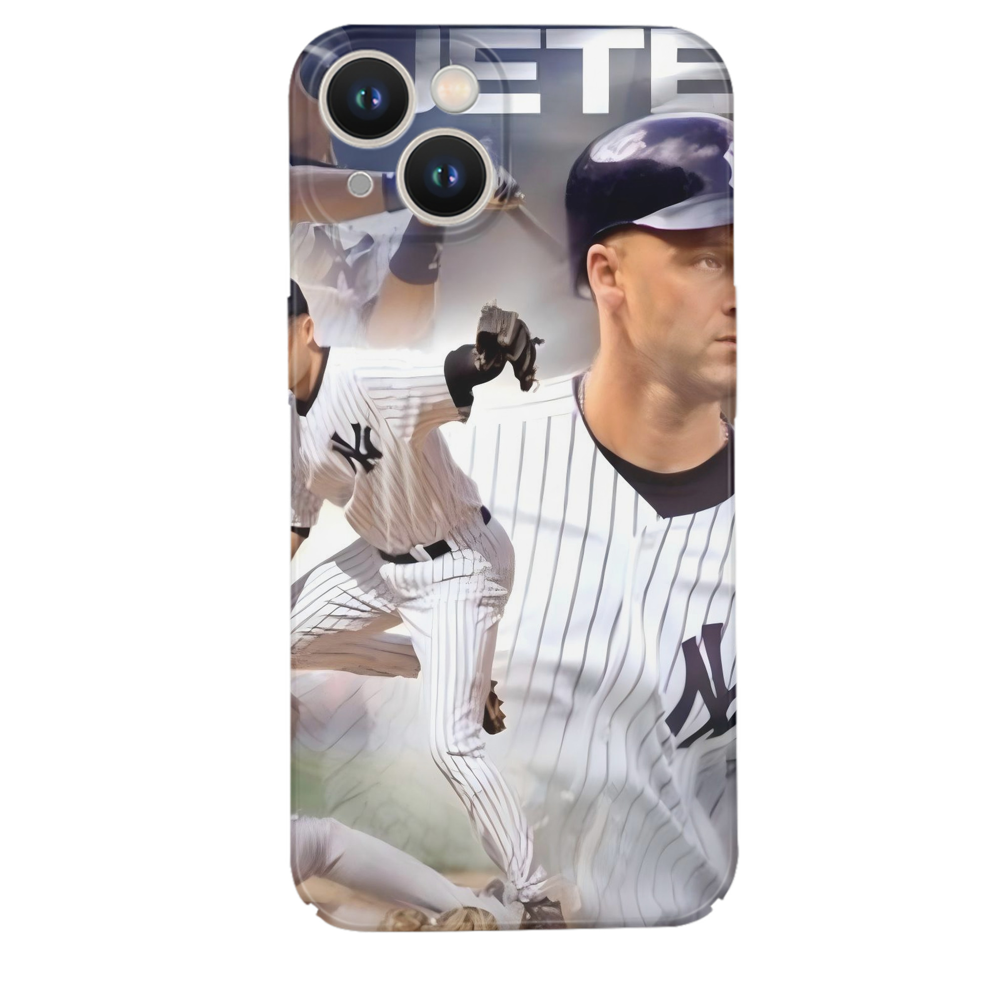 Derek Jeter 60 IPhone 14 Series Full-Cover Hard Case – Shockproof With Raised Camera Protection – Precise Cutouts, Wireless Charging Compatible – Durable, Anti-Yellowing, Easy To Clean